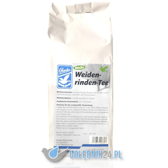 Backs - Weidenrindentee – Herbata z kory wierzbowej - 400g