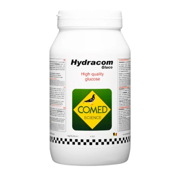 Comed - hydracomrecupgluco1kg Comed Hydracom Recup Gluco 1 kg elektrolity i glukoza dla gołębi
