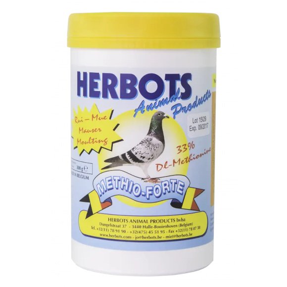 Herbots Methio-Forte preparat z metioniną dla gołębi 300 g